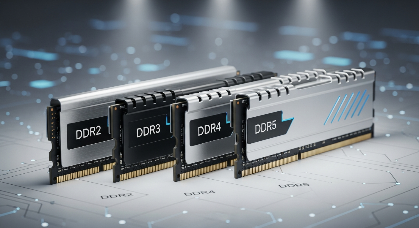 DDR4是什麼？從 SDRAM 到 DDR3/DDR4/DDR5 的規格差異與升級完整解析